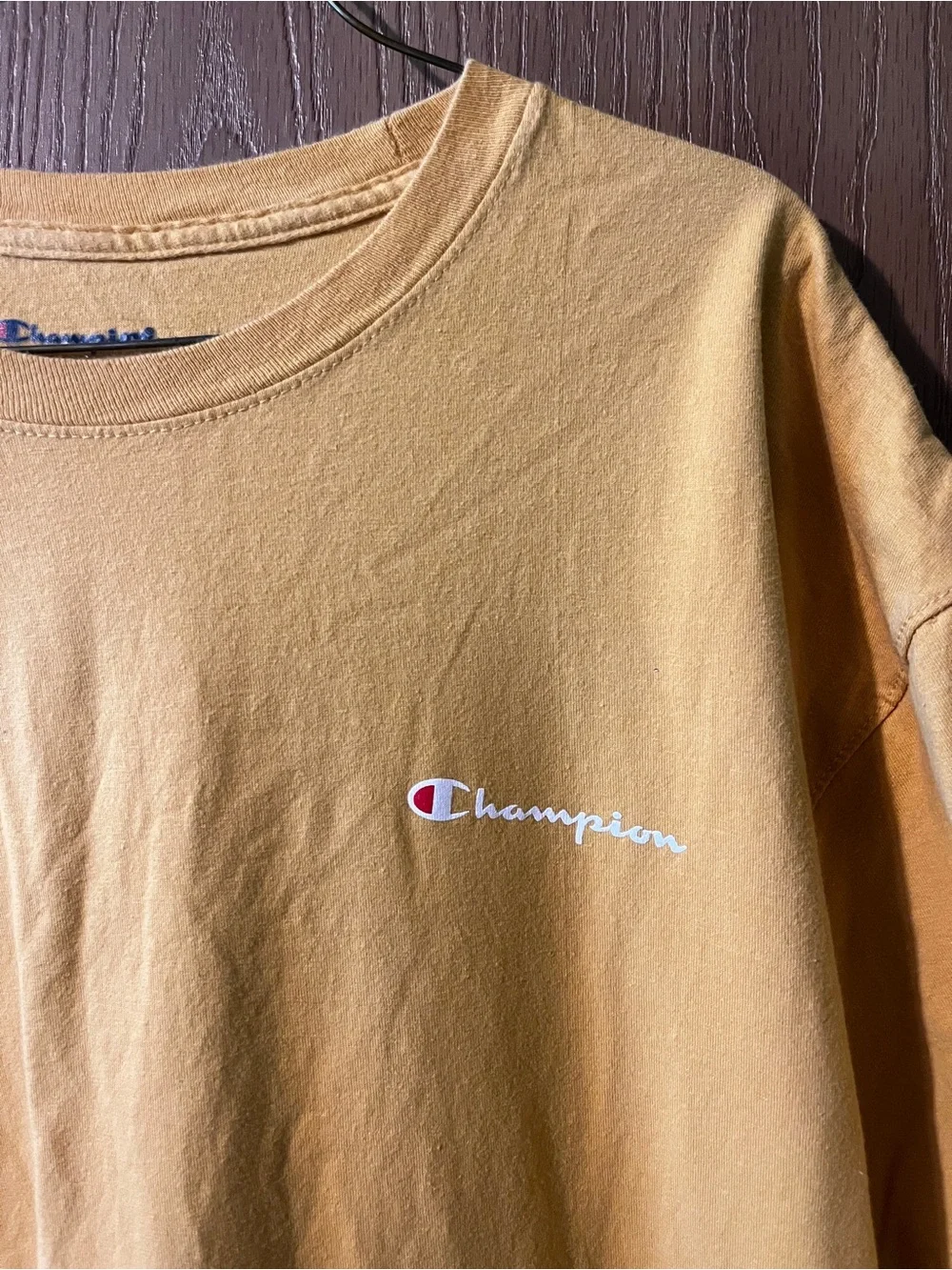 Mens XL Yellow Champion Tee - Picture 2 of 5